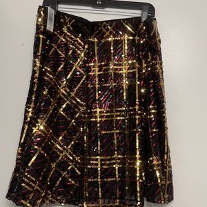 Torrid sequin skater skirt